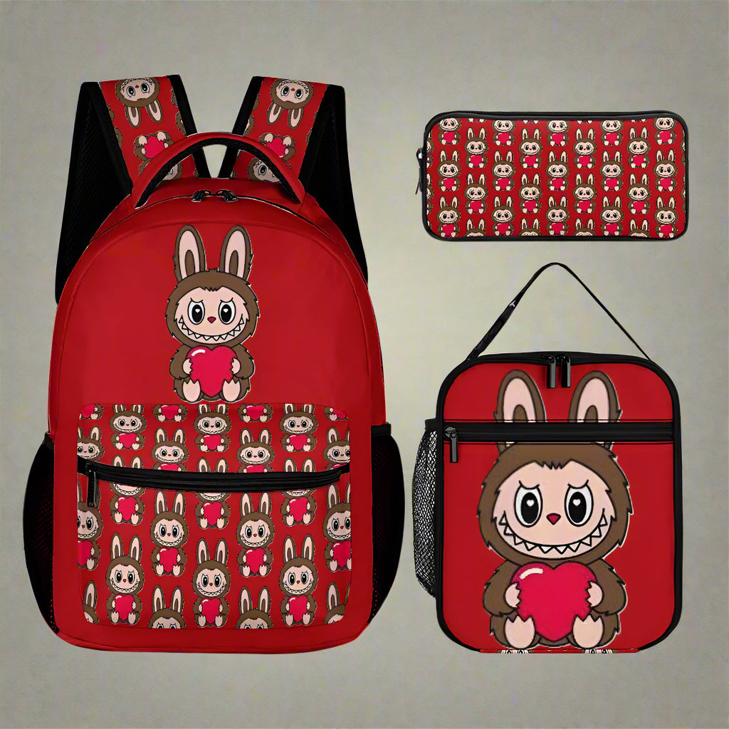 Cutest Exclusive Labubu Backpack Bundles, Three piece set combination - 10 different options to choose from!