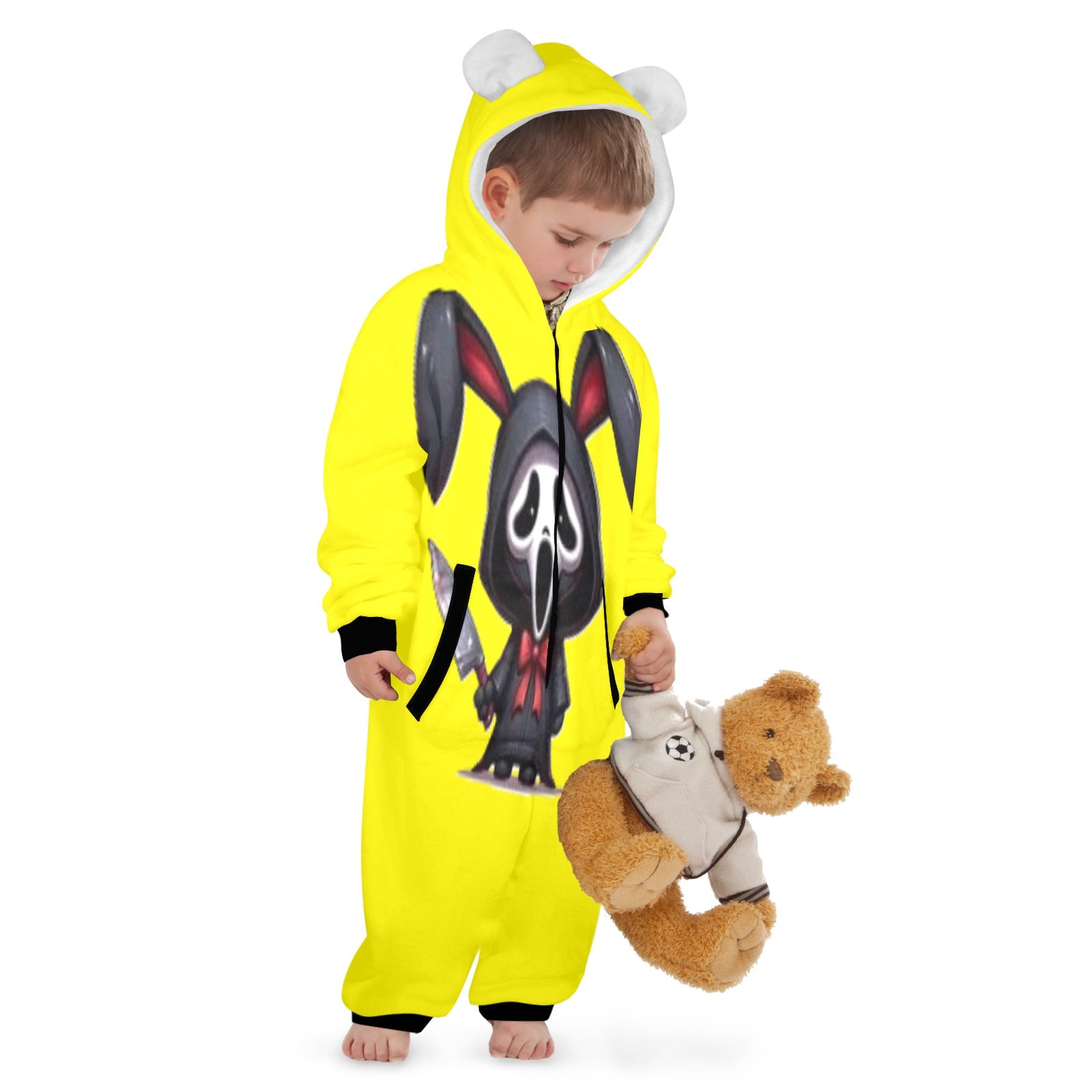 KSC's Exclusive Labubu Little Kids Onesies (2 to 7 Years Old) - Ghost Face Labubu