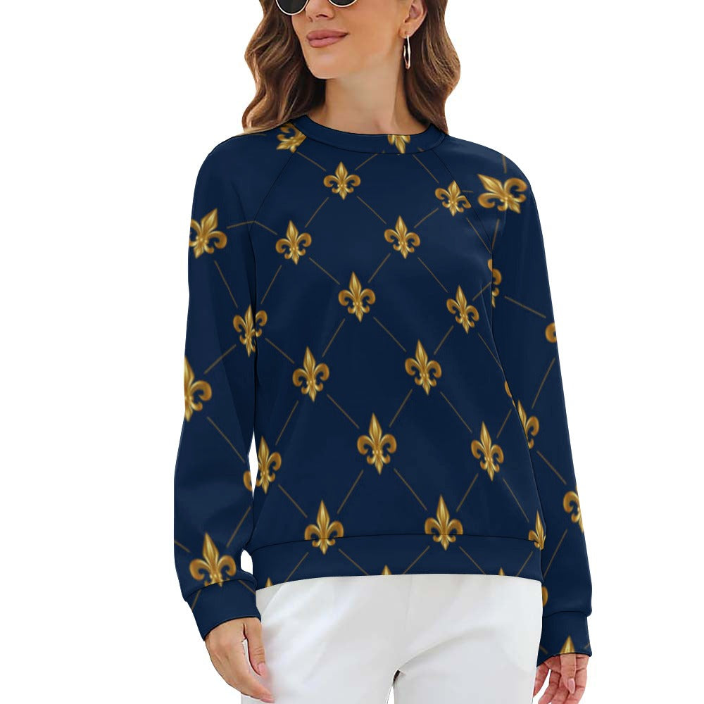 Raglan round neck KSC's Exclusive Women's Sweater Collection (10) Designs/Styles - Raglan round neck sweater