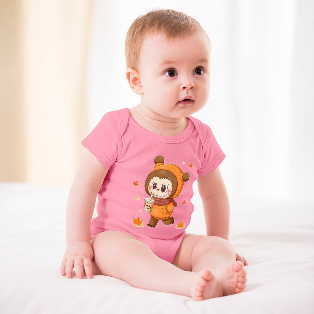 KSC's BABY LABUBU BODYSUIT -Short -Sleeve Baby's Bodysuit