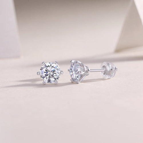 Light Luxury Moshan Diamond Earrings