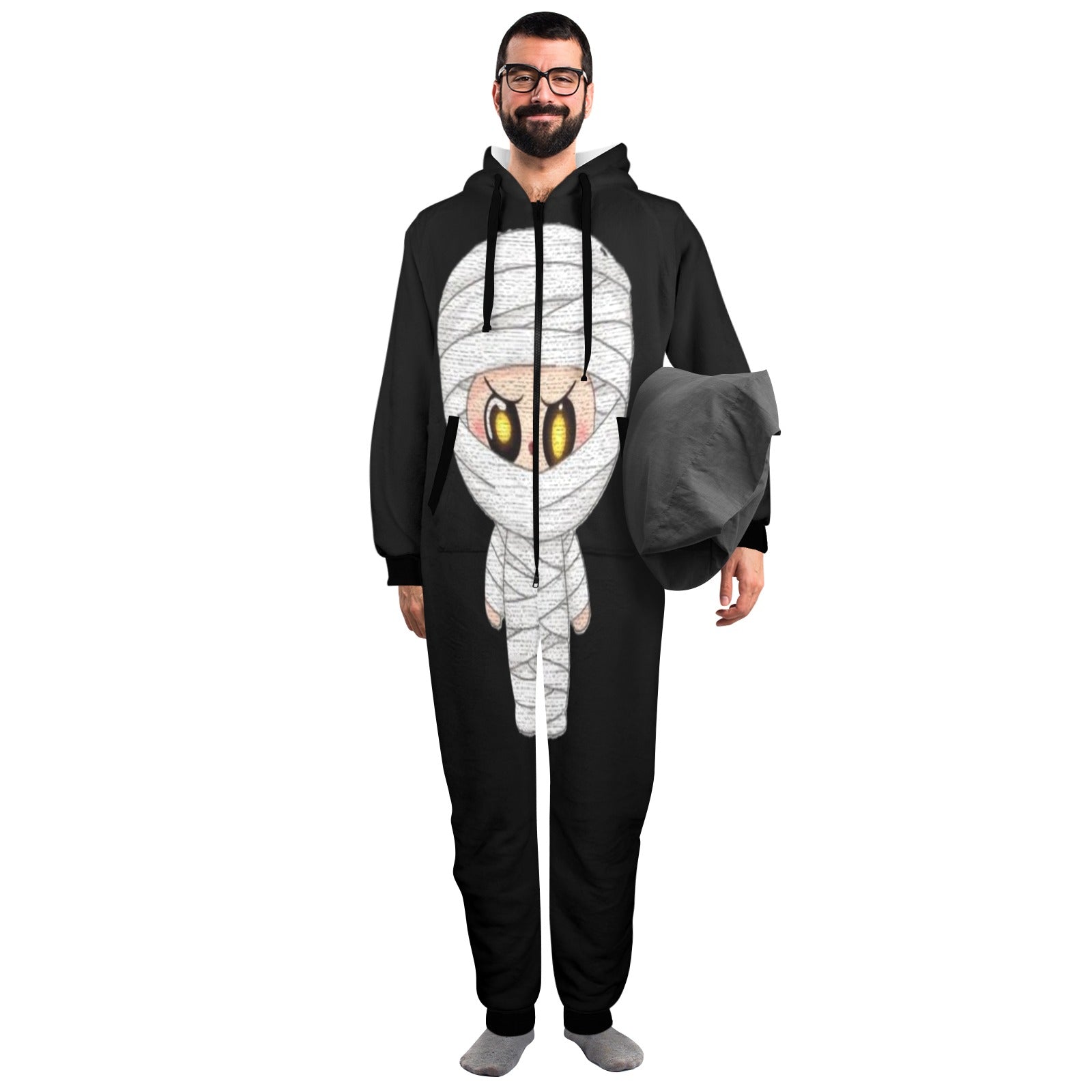KSC's Exclusive Halloween Adult Unisex Onesie - Labubu Mummy