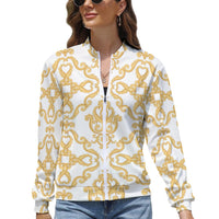 Women's Long Sleeve Zipper Jacket (10 Options) - KSC's Limited Edition Designer Collections