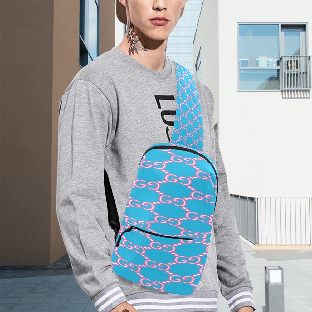 KSC's Exclusive Designs Men's Chest Bag - 9 Options