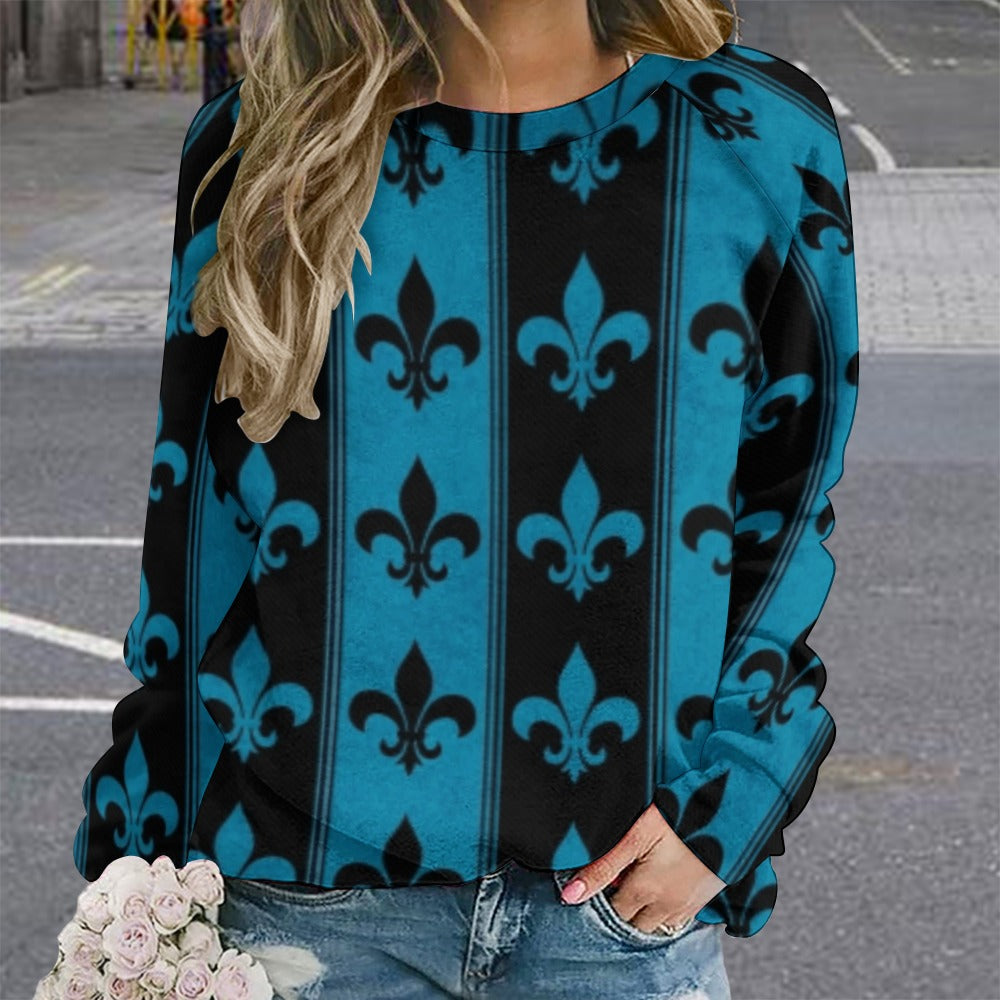 Raglan round neck KSC's Exclusive Women's Sweater Collection (10) Designs/Styles - Raglan round neck sweater