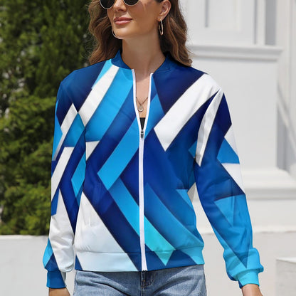 Women's Long Sleeve Zipper Jacket (10 Options) - KSC's Limited Edition Designer Collection