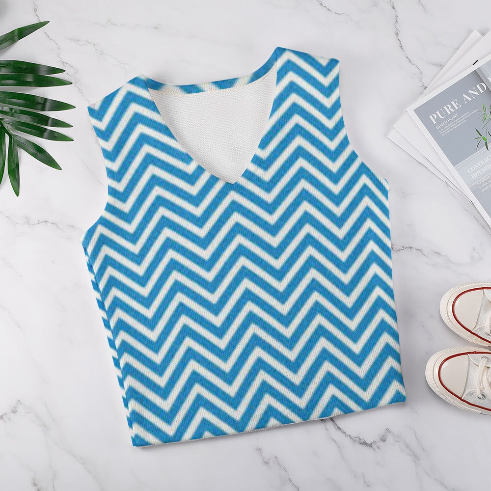 KSC's Custom Designs Women's Long Sleeve Button Knit Vest - 10 OPTIONS INSIDE