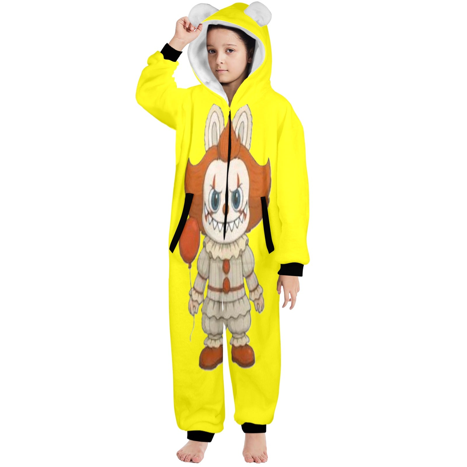 KSC's Halloween Big Kids Unisex Onesies (8 to 15 Years) Pennywise Labubu