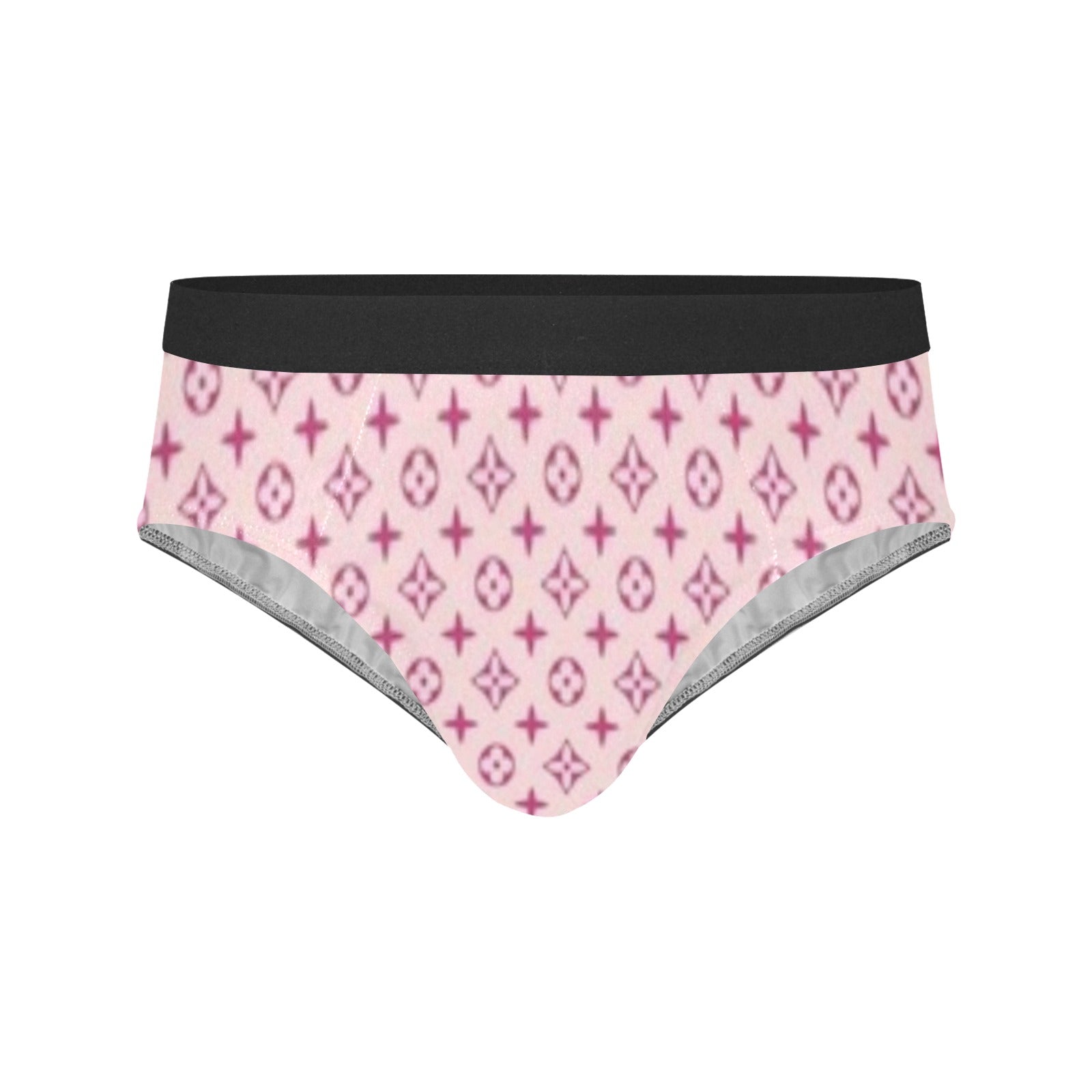 KSC's Custom Design Men's Pink Temple Mid Rise Briefs