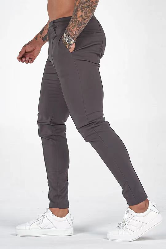 Shop KSC's  Hot Casual Pants New Men's Slim pants straight leg tracksuit pants