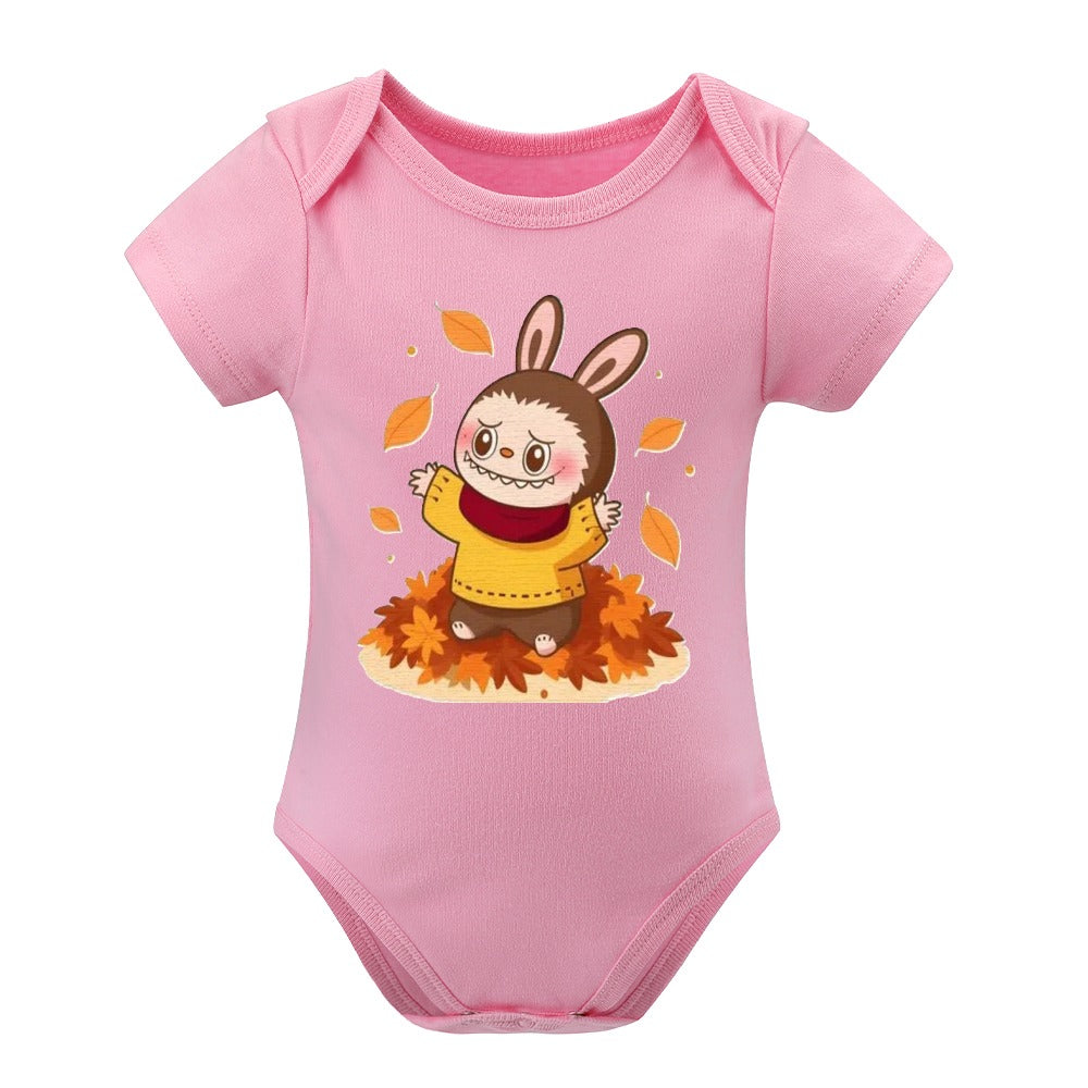 KSC's BABY LABUBU BODYSUIT -Short -Sleeve Baby's Bodysuit