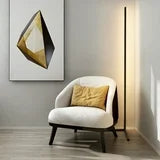 Nordic line lights, Instagram style, minimalist living room, bedroom, bedside decorative lights, personalized long strip wall corner lights, LED floor lights