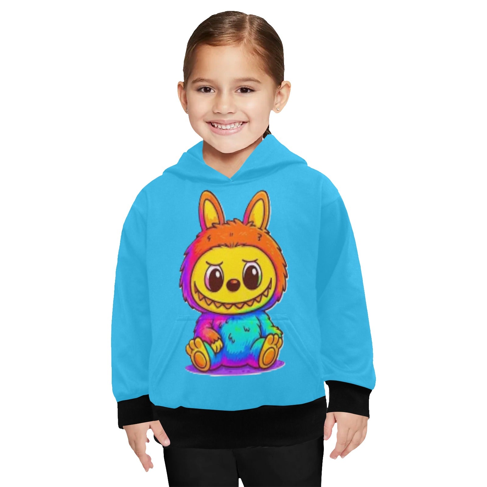 KSC's Limited Edition Labubu Hoodies -Little Girls' Long Sleeve Hoodie