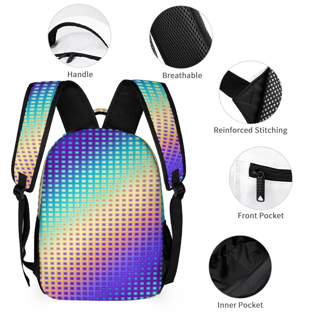 BACK TO SCHOOL BUNDLES -3PC Back To School Set - KSC's Custom Designs Back To School Sets - Backpacks, Three piece set combination Backpacks, Lunch Box, Pencil Bag/Organizer