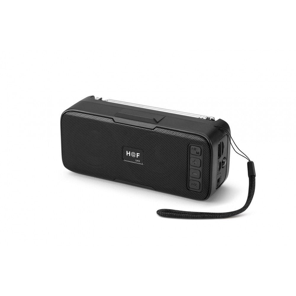 SOLAR BLUETOOTH SPEAKER -Solar Charge Energy Outdoor Flash Light Portable Bluetooth Speaker HFU43 for Phone, Device, Music, USB