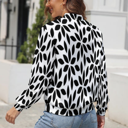 Women's Long Sleeve Zipper Jacket