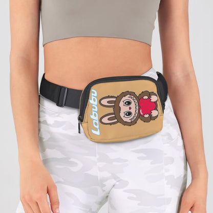 🧸💖 “Heart-Stoppingly Cute!” Labubu Love Bags – Trending Crossbody & Fanny Style for All Ages -Most Popular & Trending Cute Brown Labubu Holding Heart Cross Body Bags- Fanny Bags for Adults & Kids