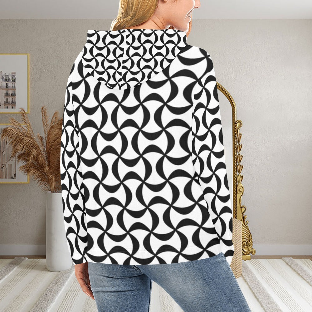 KSC's Women's (10 Styles) Exclusive Special Designs Hoodie (Model H13) - 10 Options