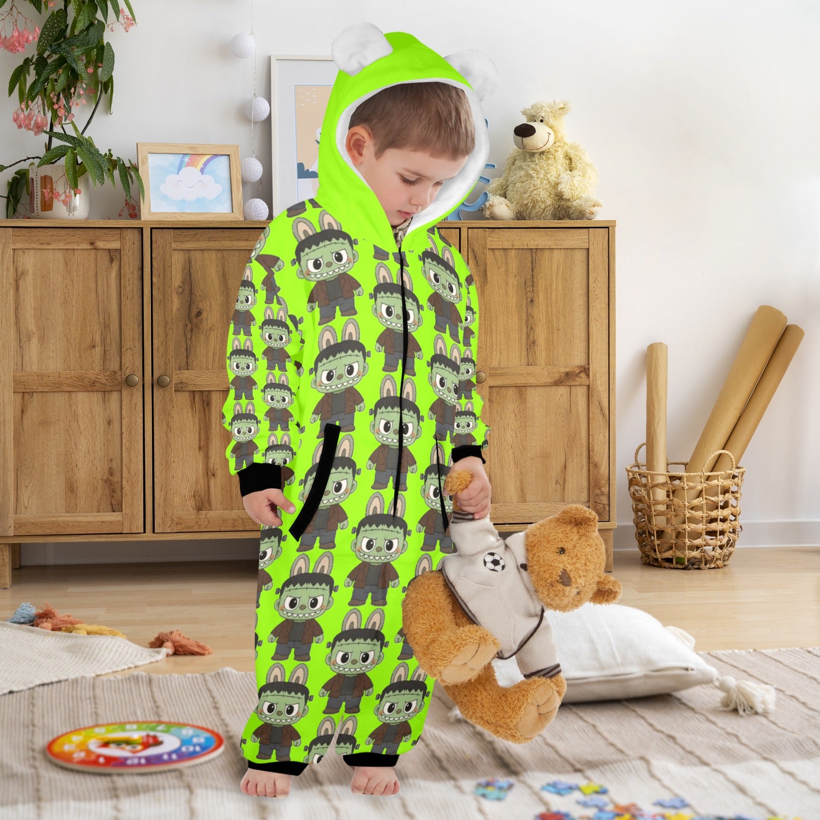 KSC's Halloween Frankenstein Lil Kid Unisex Onesie 2 to 7 years old