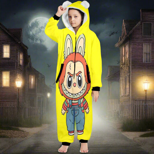 KSC's Halloween Big Kids Unisex Onesies (8 to 15 Years) Good Guy Doll Labubu