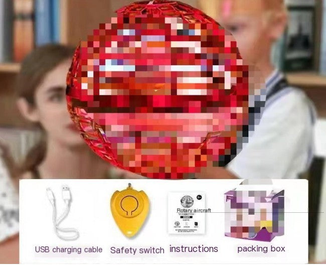 Smart spinning ball luminous floating flying ball