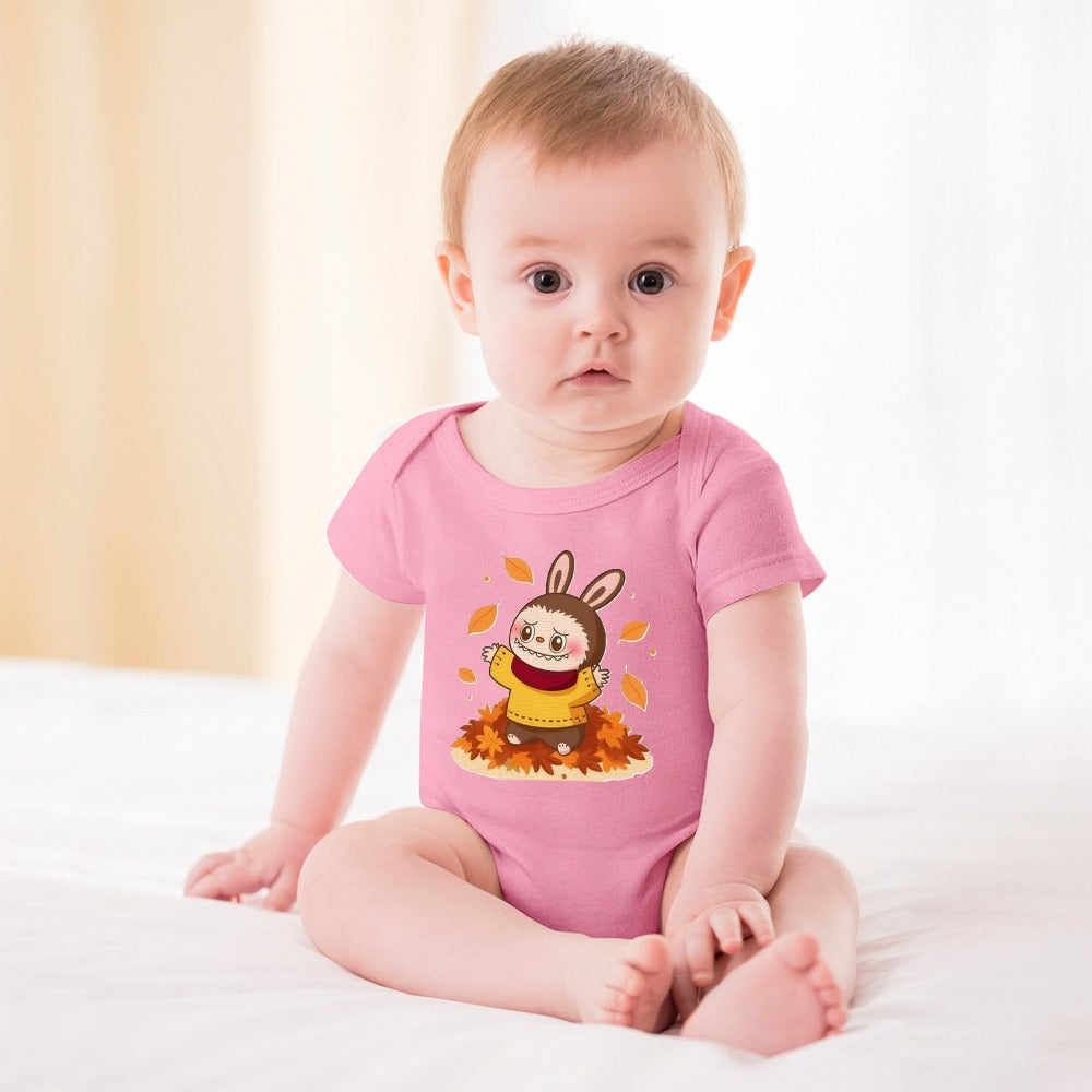 KSC's BABY LABUBU BODYSUIT -Short -Sleeve Baby's Bodysuit