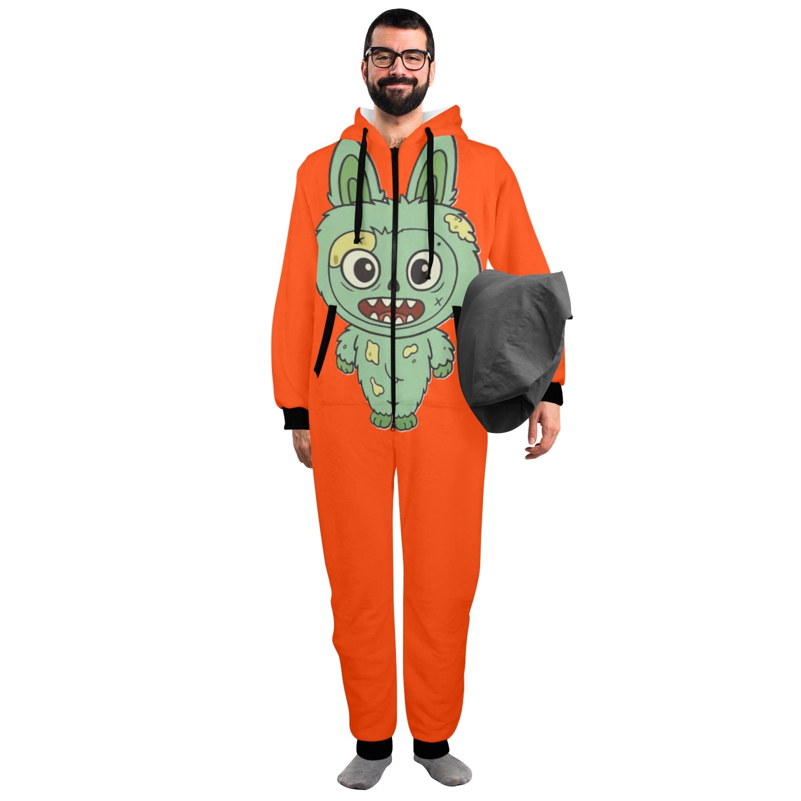 KSC's Exclusive Halloween Adult Unisex Onesie - Labubu Zombie