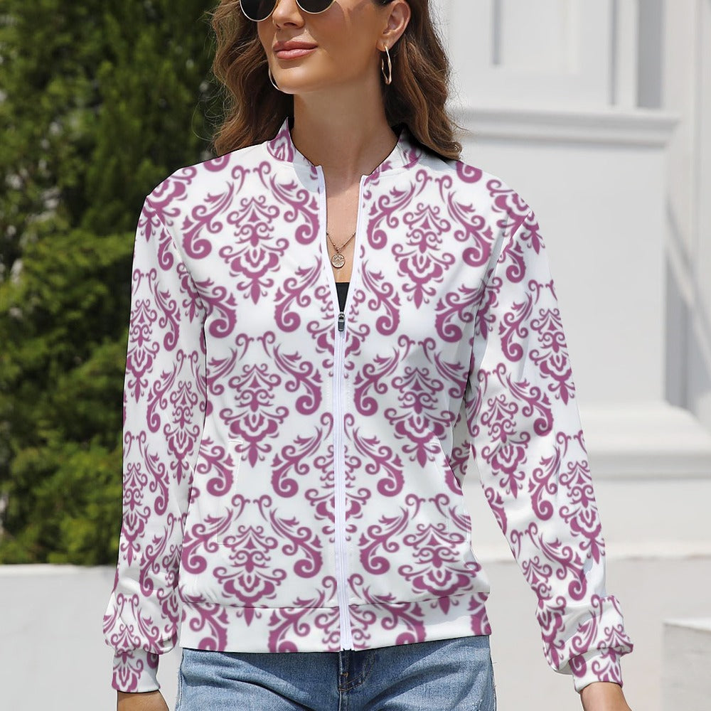 Women's Long Sleeve Zipper Jacket (10 Options) - KSC's Limited Edition Designer Collections