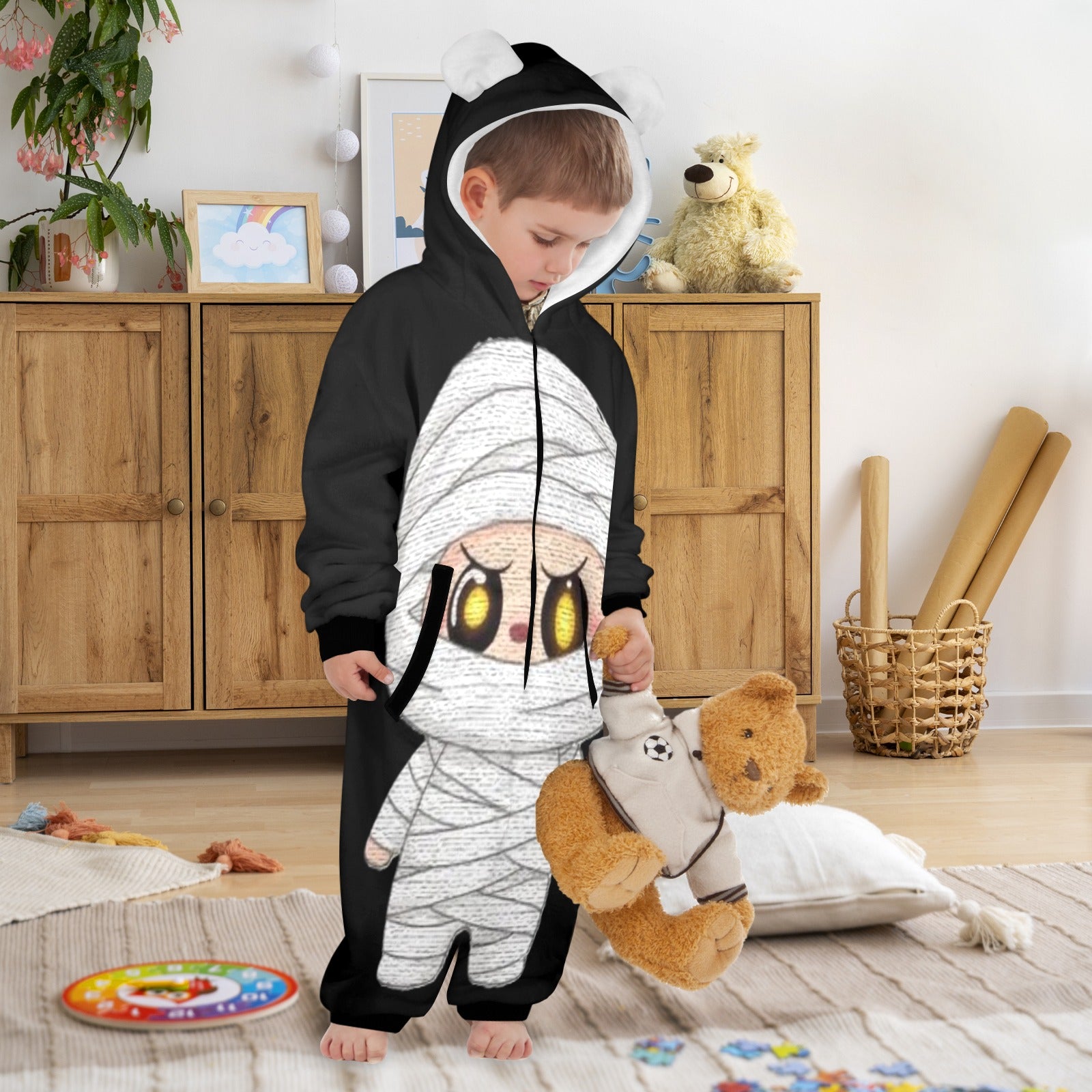 KSC's Halloween Exclusive Little Kids Unisex Onesie Labubu Mummy