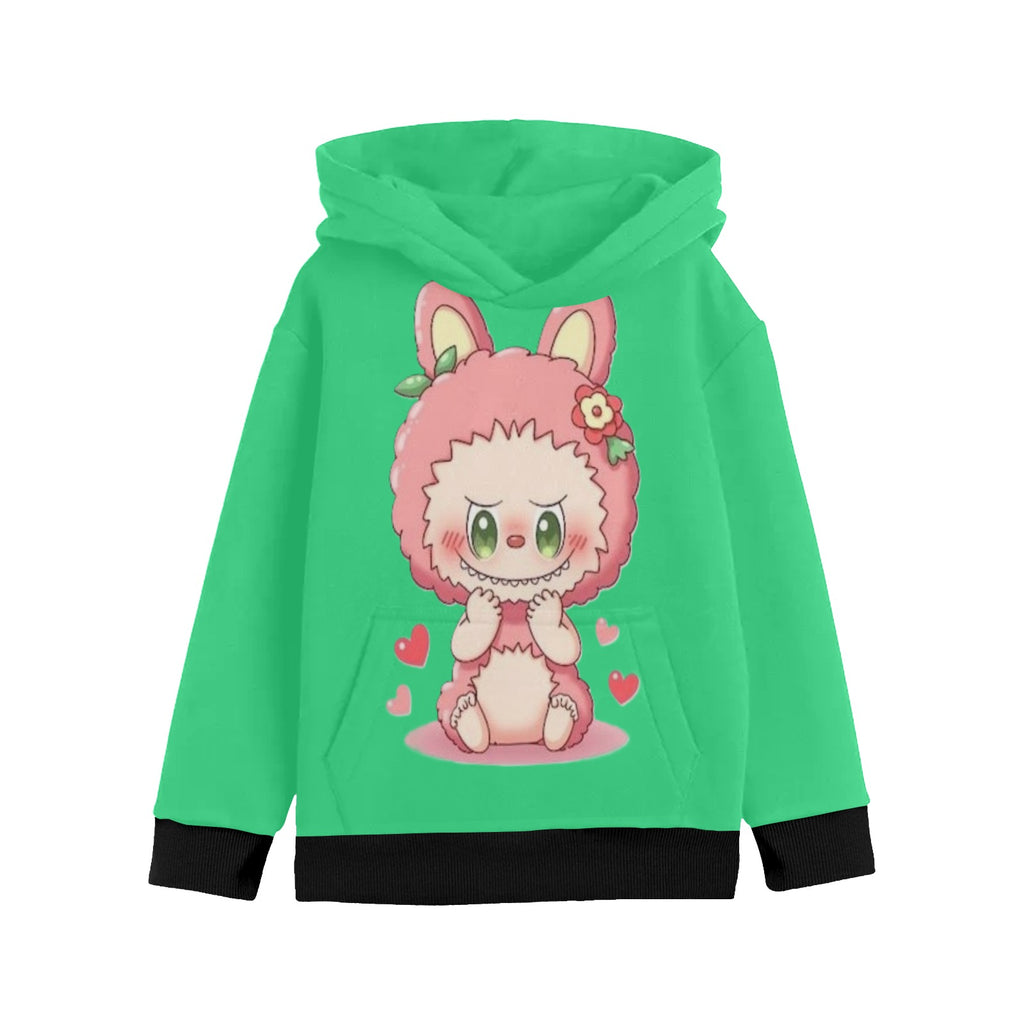 KSC's Limited Edition Labubu Hoodies -Little Girls' Long Sleeve Hoodie