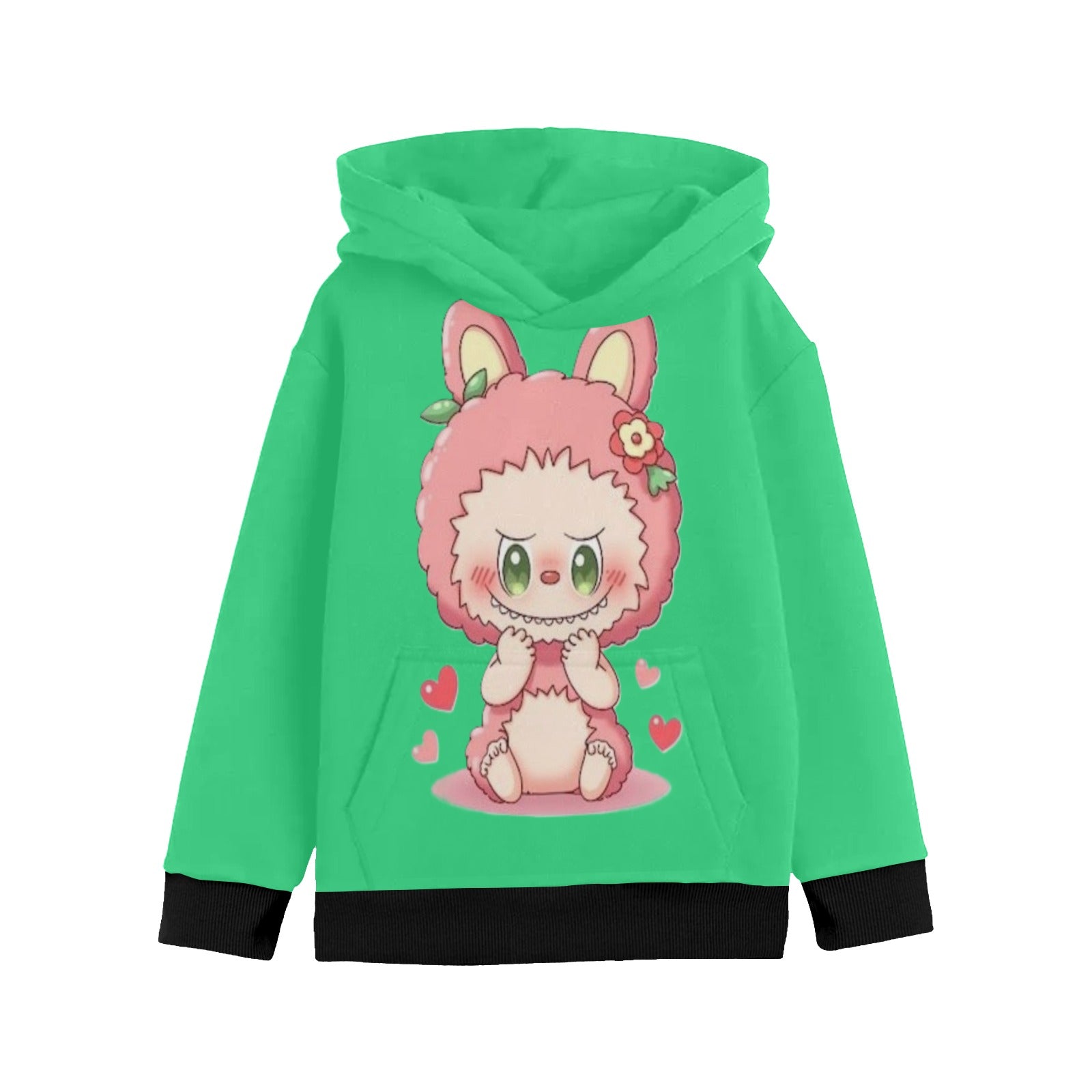 KSC's Limited Edition Labubu Hoodies -Little Girls' Long Sleeve Hoodie