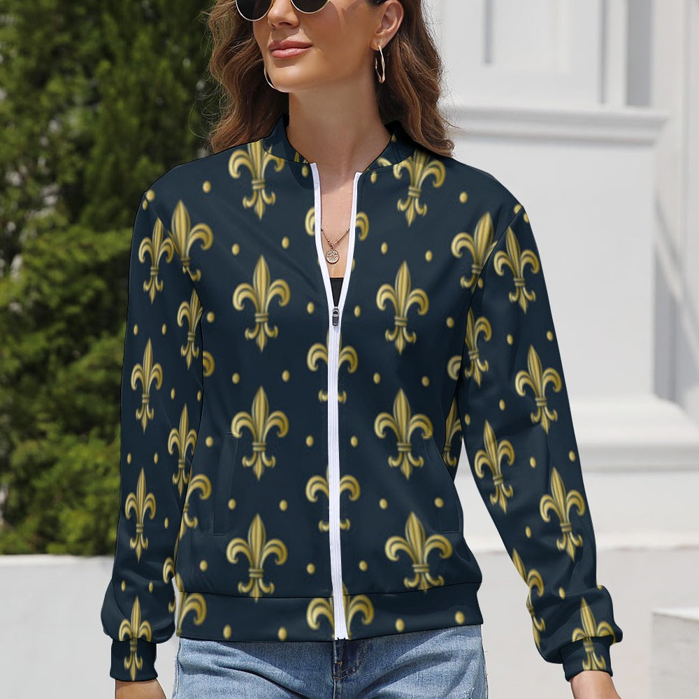 Women's Long Sleeve Zipper Jacket (10 Options) - KSC's Limited Edition Designer Collections