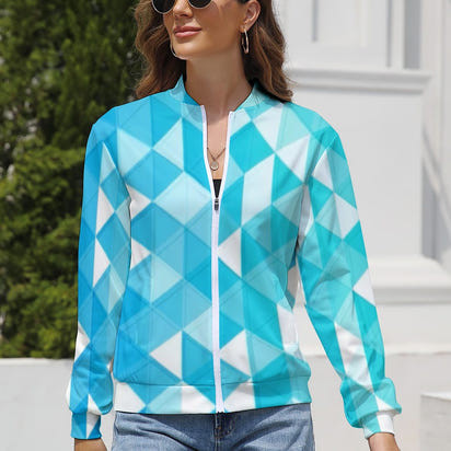 Women's Long Sleeve Zipper Jacket - (10 Options) KSC's Limited Edition Designer Collections