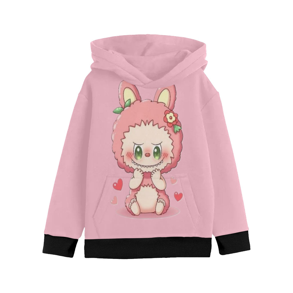 KSC's Limited Edition Labubu Hoodies -Little Girls' Long Sleeve Hoodie