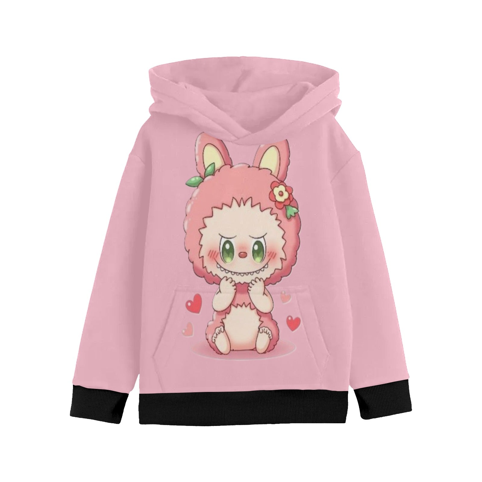 KSC's Limited Edition Labubu Hoodies -Little Girls' Long Sleeve Hoodie