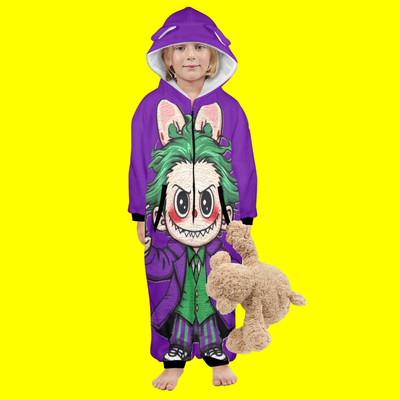 KSC's Halloween Lil Kid Unisex Onesie 2 to 7 years old - Labubu Joker