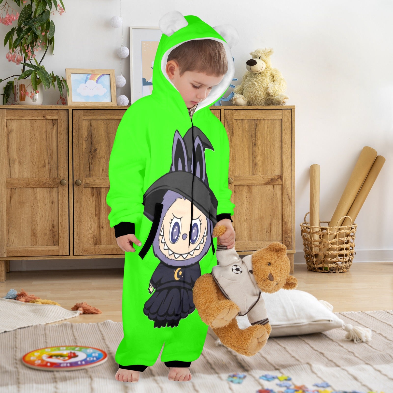 KSC's Halloween Exclusive Little Kids Unisex Onesie Labubu Witch