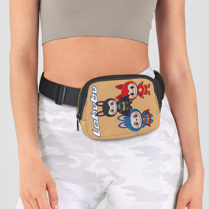 Labubu Trio Of Titans - Labubu Heros Cross Body Bags - Fanny Packs for Kids & Adults are all the rage!