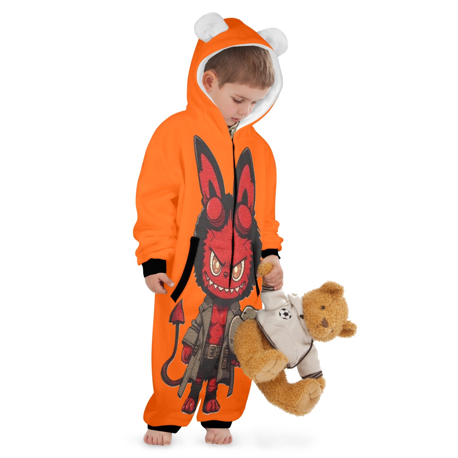 KSC's Halloween Exclusive Little Kids Unisex Onesie LabubuHellboy