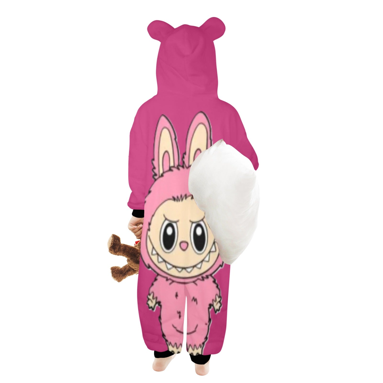 KSC's Exclusive Labubu Little Kids Onesies (2 to 7 Years Old) - Pink Labubu
