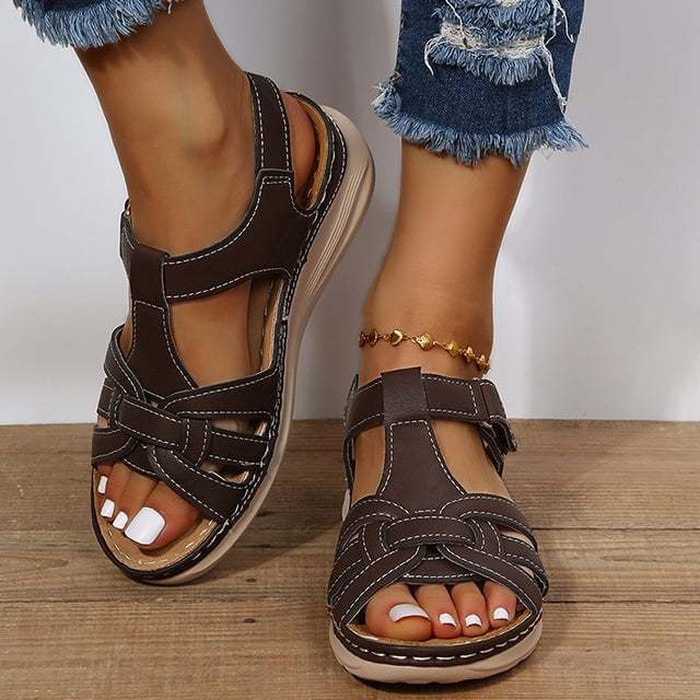 2025 Summer Women Wedge Sandals, Premium Orthopedic Open Toe Sandals