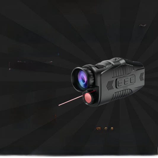 All-black Visual Camera Video HD Single-barrel Night Vision Device Day And Night Dual-use With Screen Compact R11