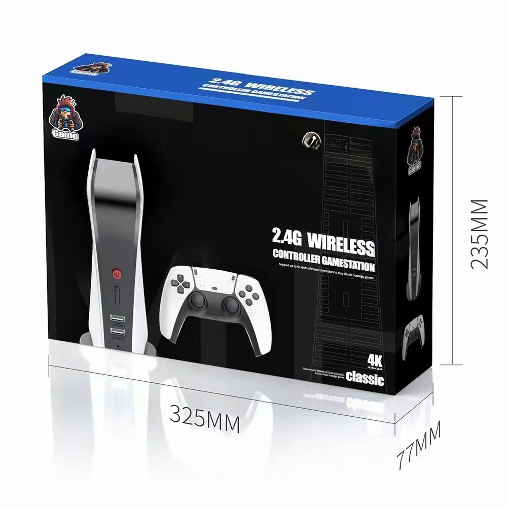 VIDEO GAME CONSOLE SYSTEM - M5 Game 2.4g HD HDMI Wireless 4K Double PS1