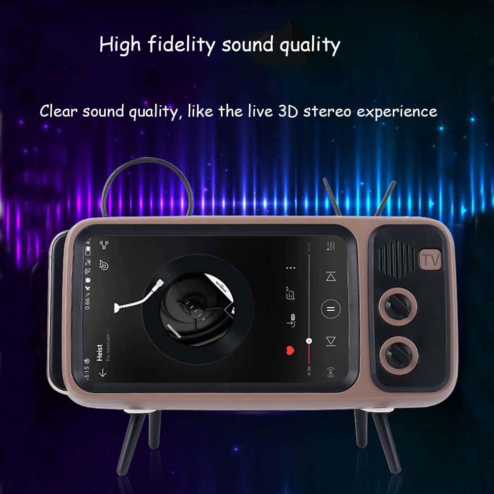 Retro TV Stand Design Bluetooth Speakers