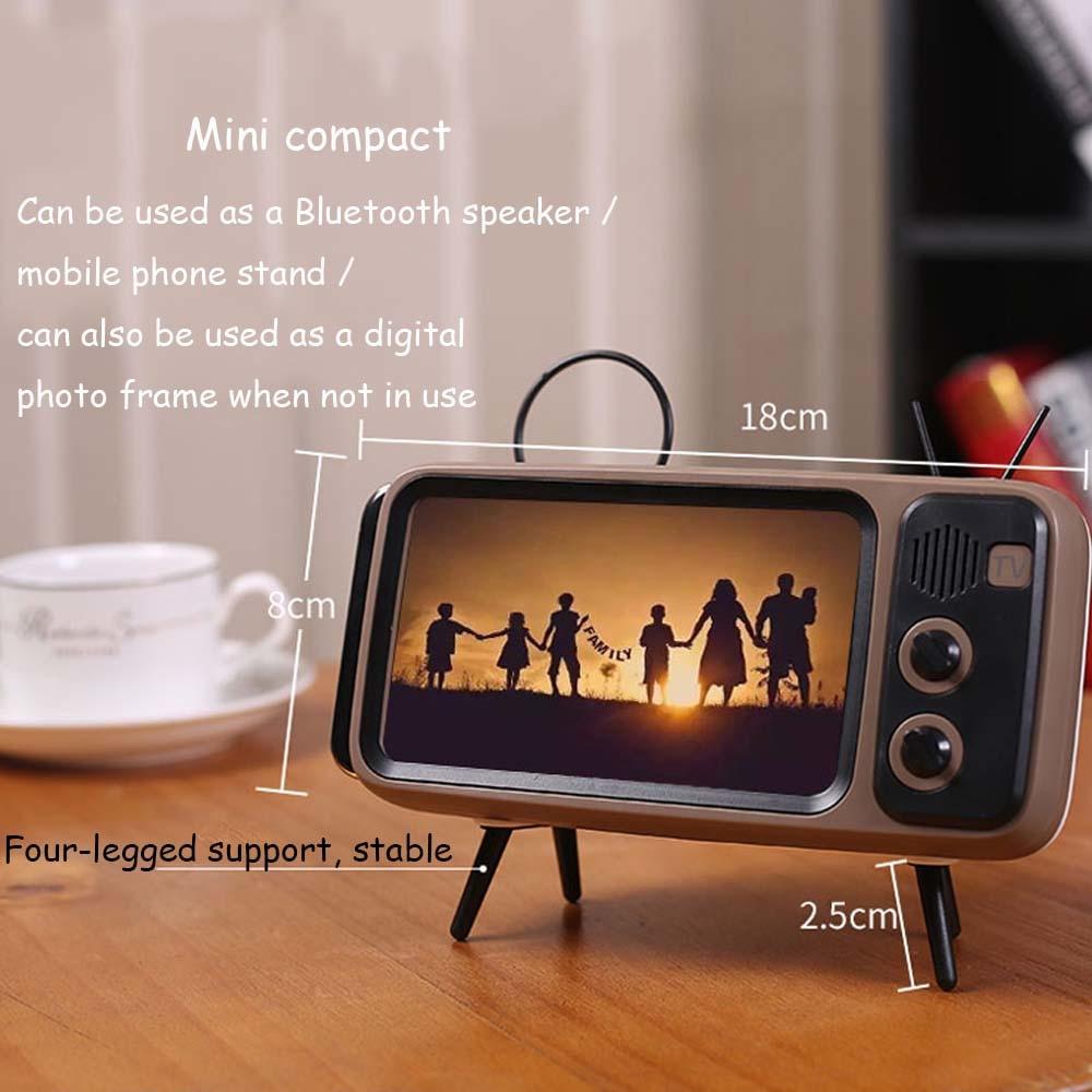 Retro TV Stand Design Bluetooth Speakers