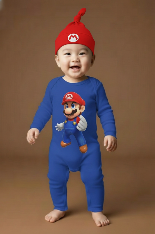 Mario -Baby Long Sleeve Onesie Set