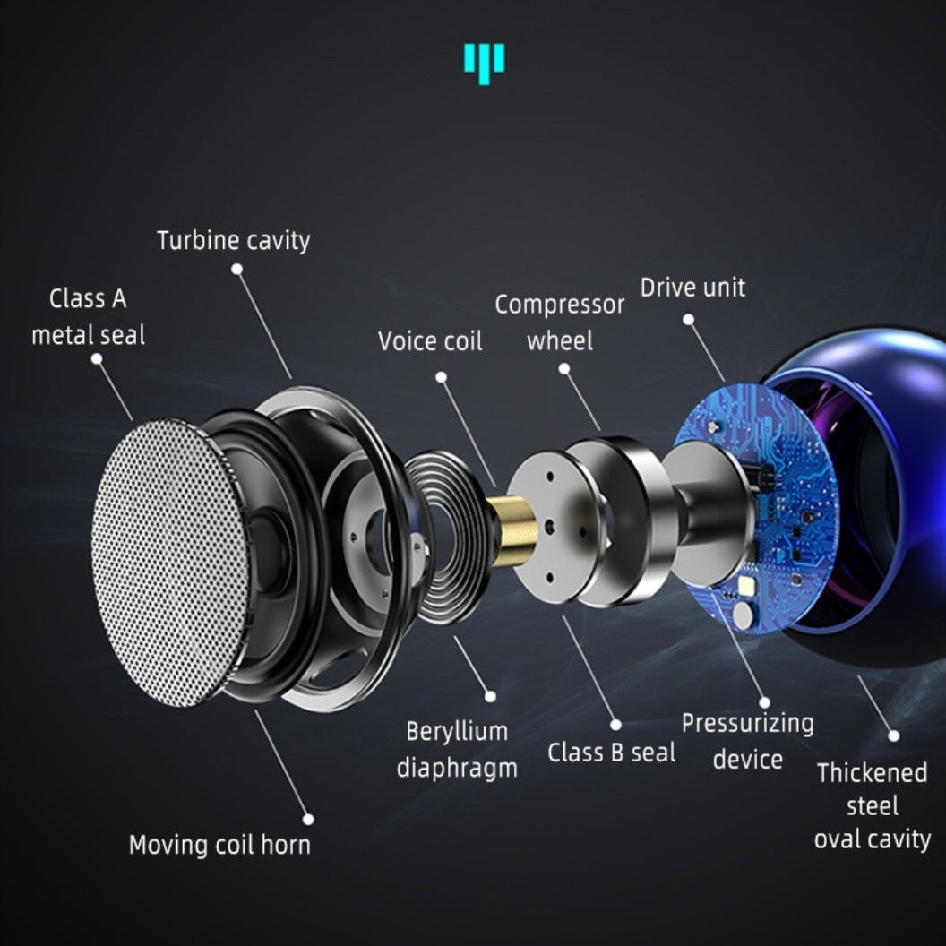 OUT OF THIS WORLD Dragon Mini True Wireless Bluetooth Speaker - Surround Sound
