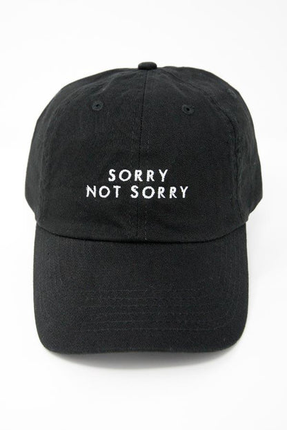 Sorry Not Single Fashion Ball Caps | Sorry Not Sorry Fashion Ball Caps