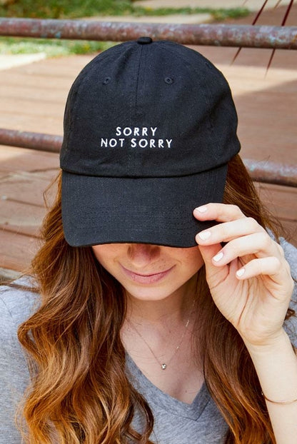 Sorry Not Single Fashion Ball Caps | Sorry Not Sorry Fashion Ball Caps