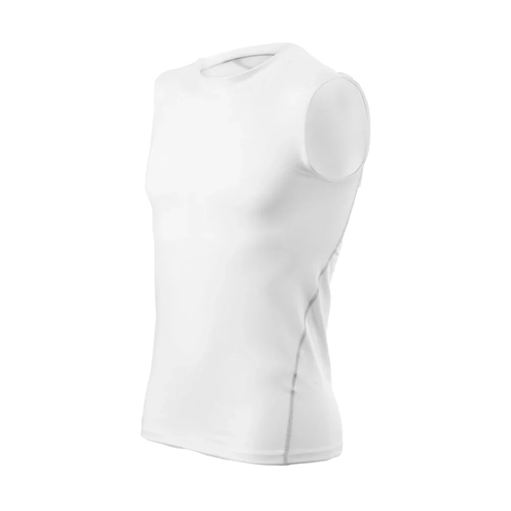 Men Compression Tank Top Quick-drying Jersey Slim Sleeveless Vest Breathable Quick Dry for Fitness Gym Sweat Cycling Active Tops